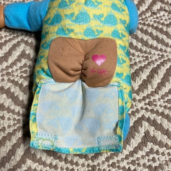 Cabbage patch kids bald baby Hispanic girl in ocean sleeper doll toy - Picture 6 of 12